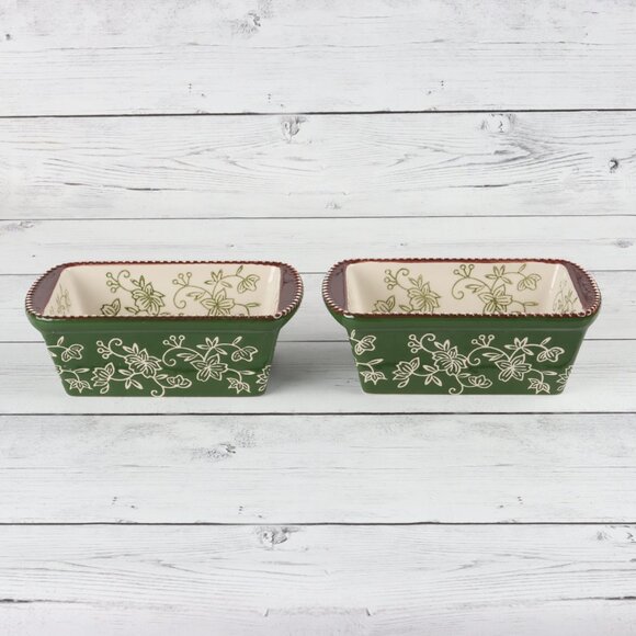 Temp-Tations Floral Lace 12 oz Ramekins with Cover & Metal Holder - Set of Two - Picture 8 of 13